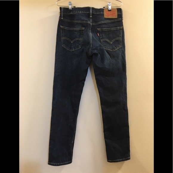 8.Levi’s Mens Dark Wash Jeans 30/30 - Picture 9 of 10